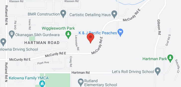 map of 712 McCurdy Road E